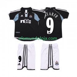 Camisola Newcastle United SHEARER 9 2000 2001 Retro Criança Equipamento Segundo Manga Curta